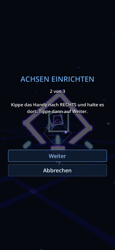 Flight through the checks, Achsen-Assistent